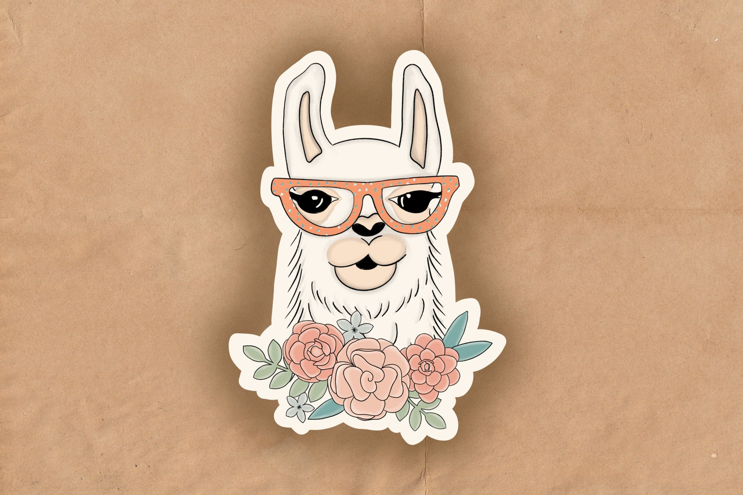 Boho Llama & Quote Sticker Pack