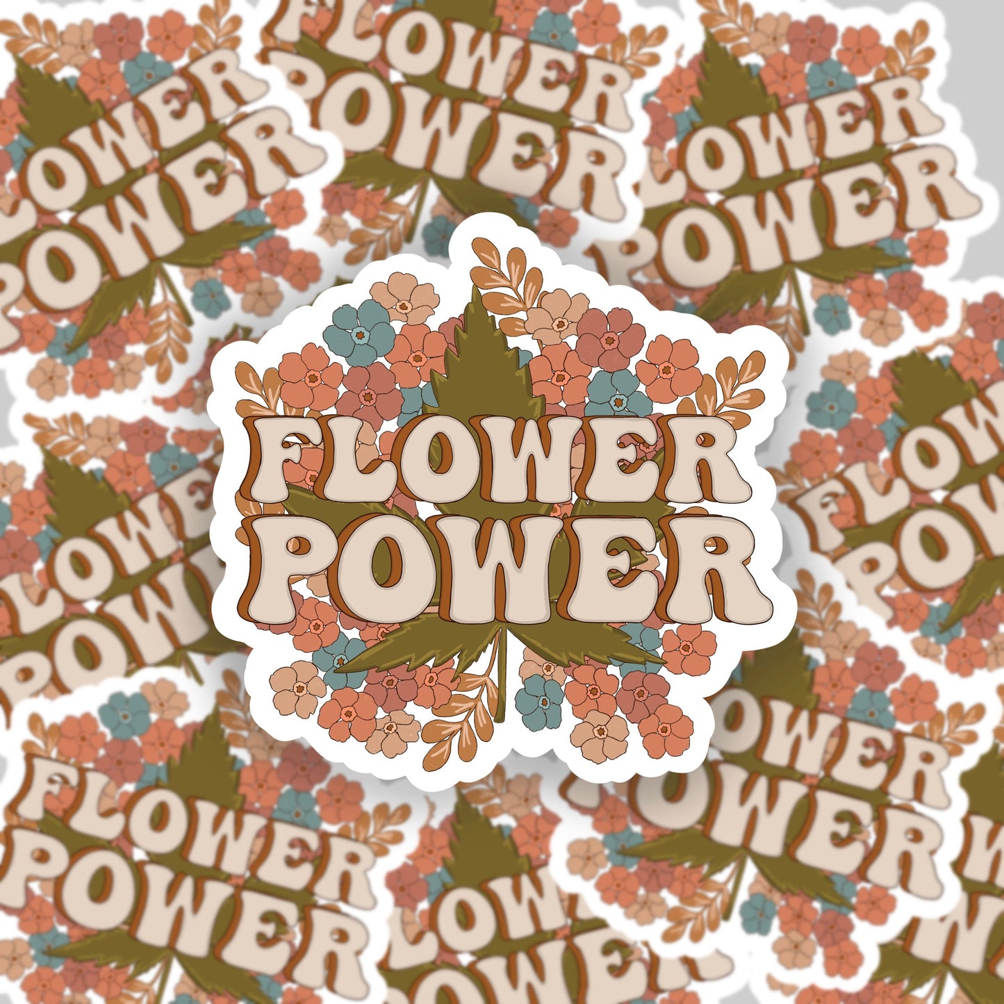 Flower Power Sticker