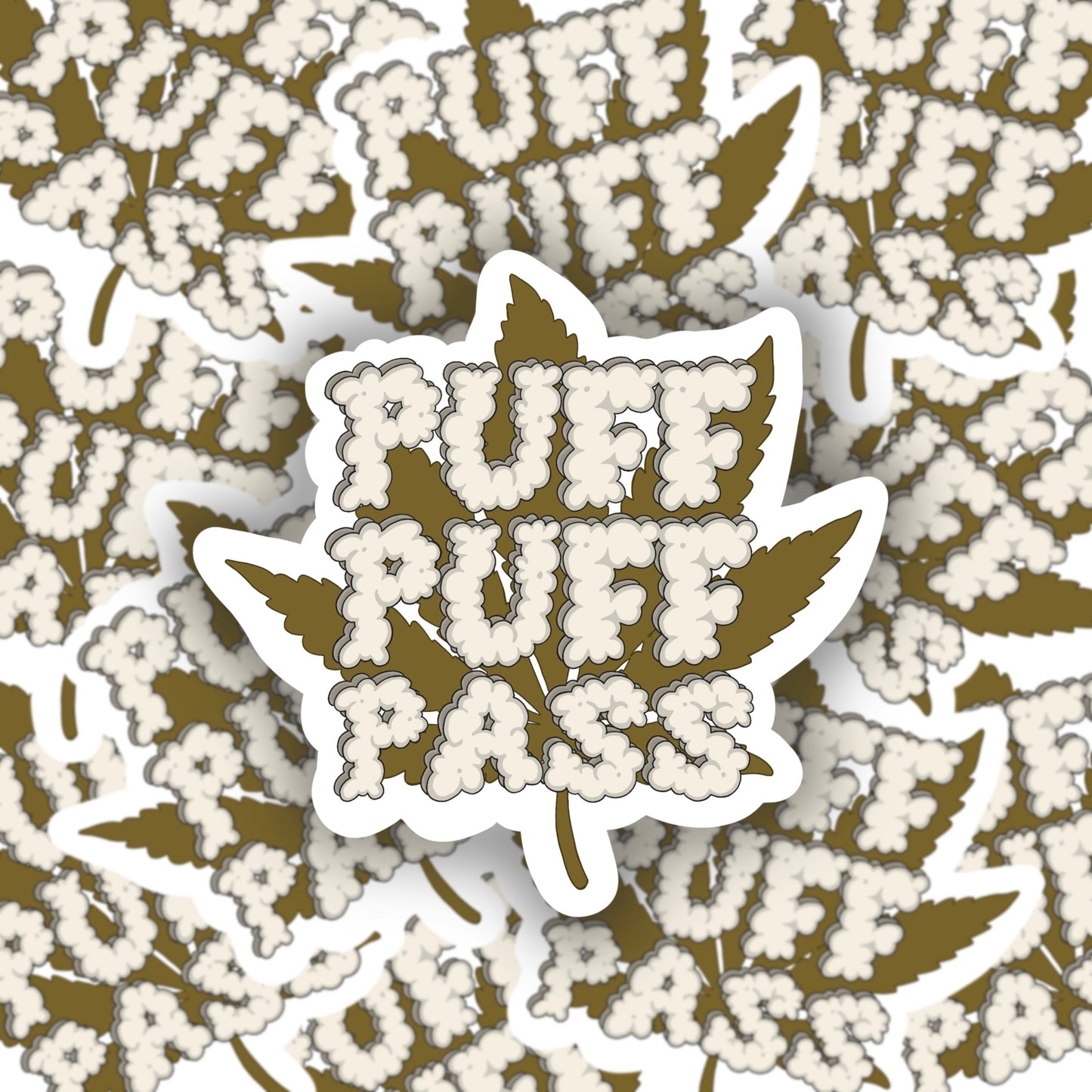 Puff Puff Pass Sticker