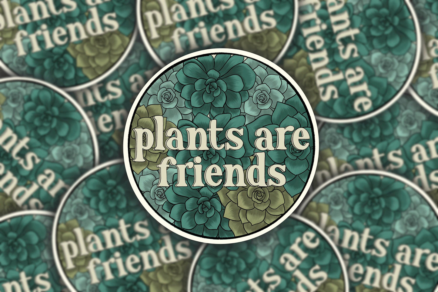 Plants are Friends Sticker