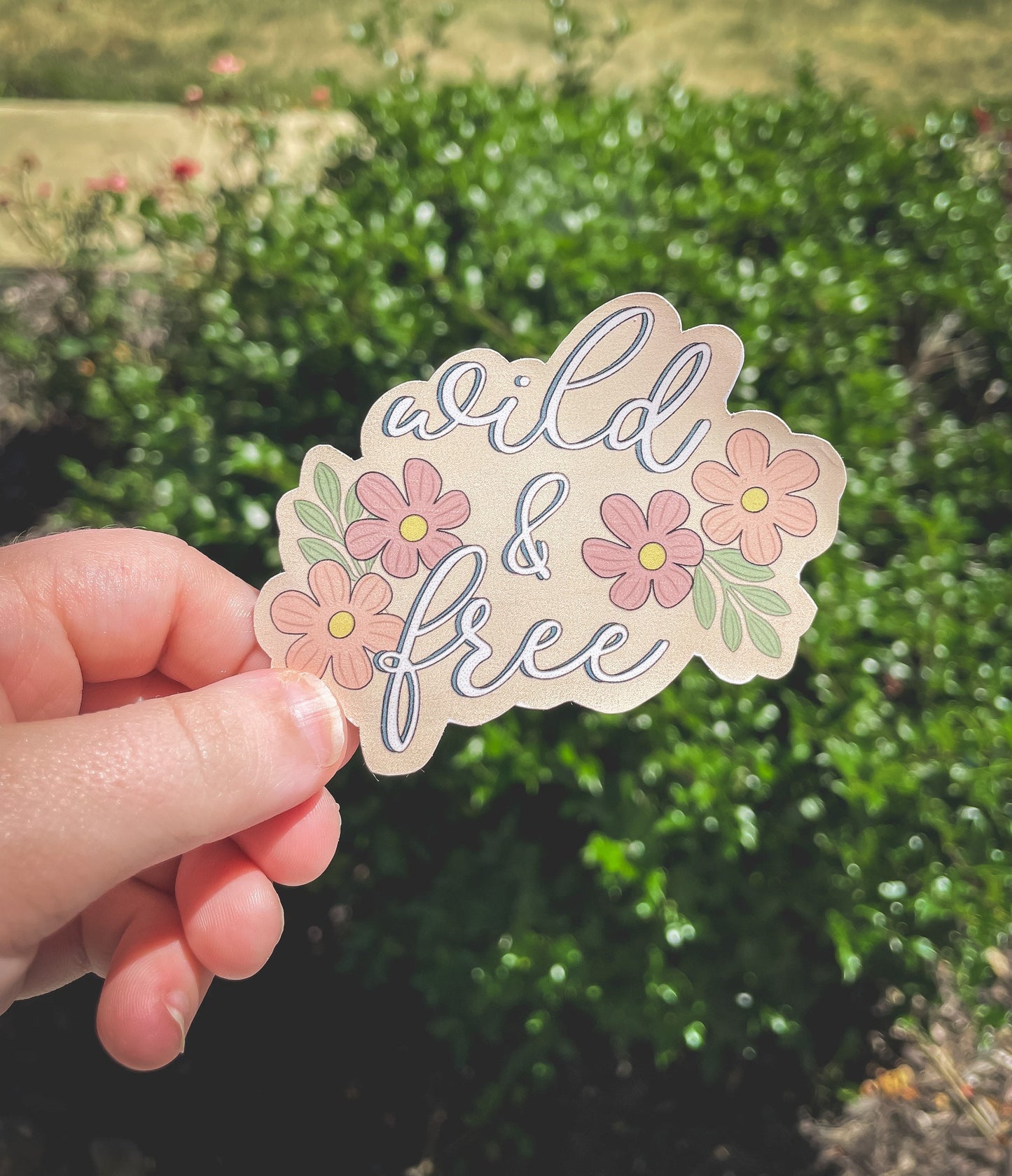 Wild & Free Sticker