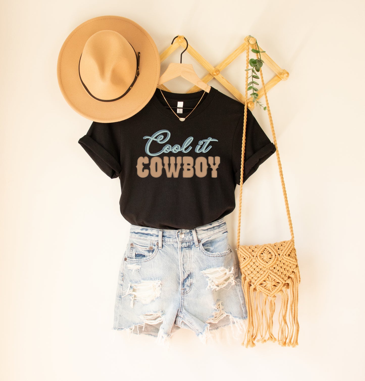 Cool it, Cowboy Tee- Mini Em Apparel