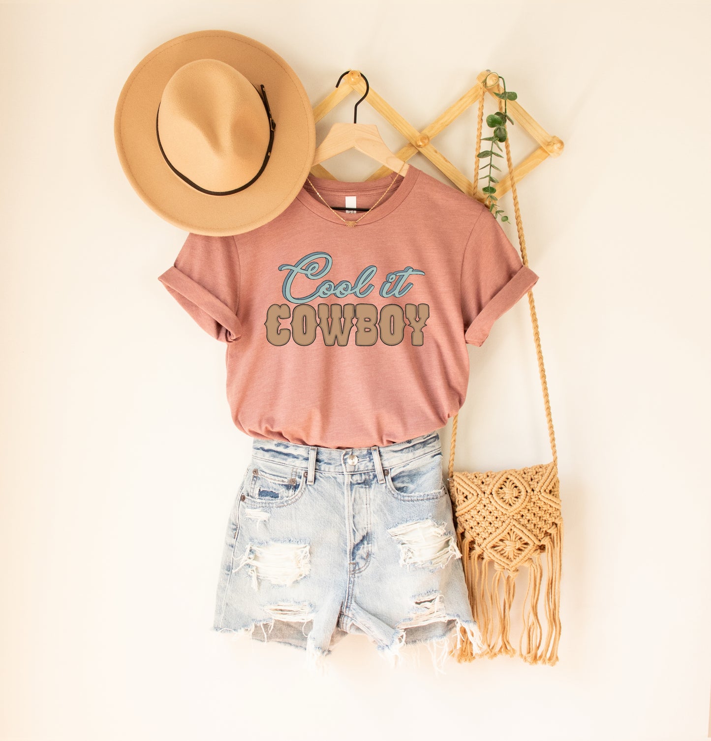 Cool it, Cowboy Tee- Mini Em Apparel