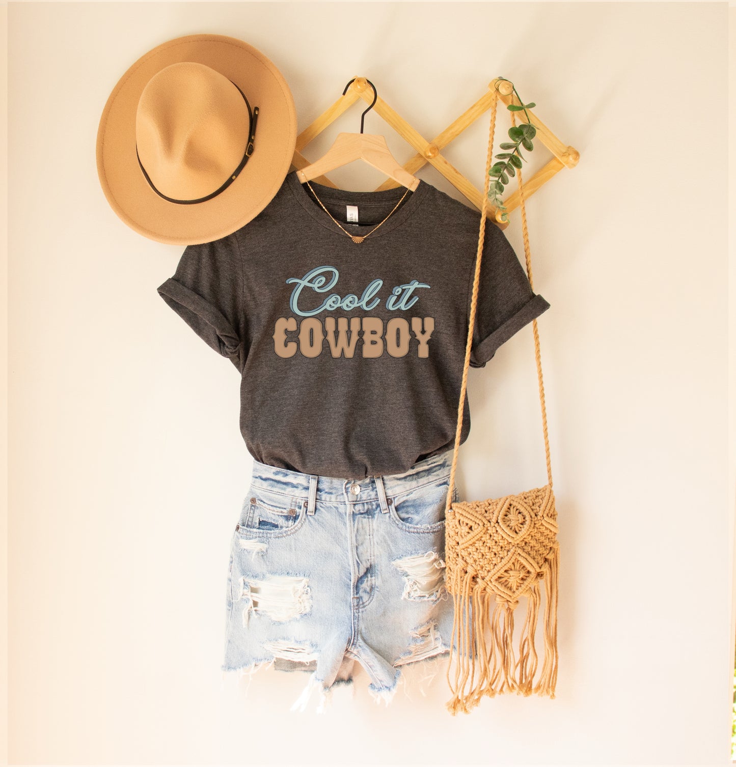 Cool it, Cowboy Tee- Mini Em Apparel