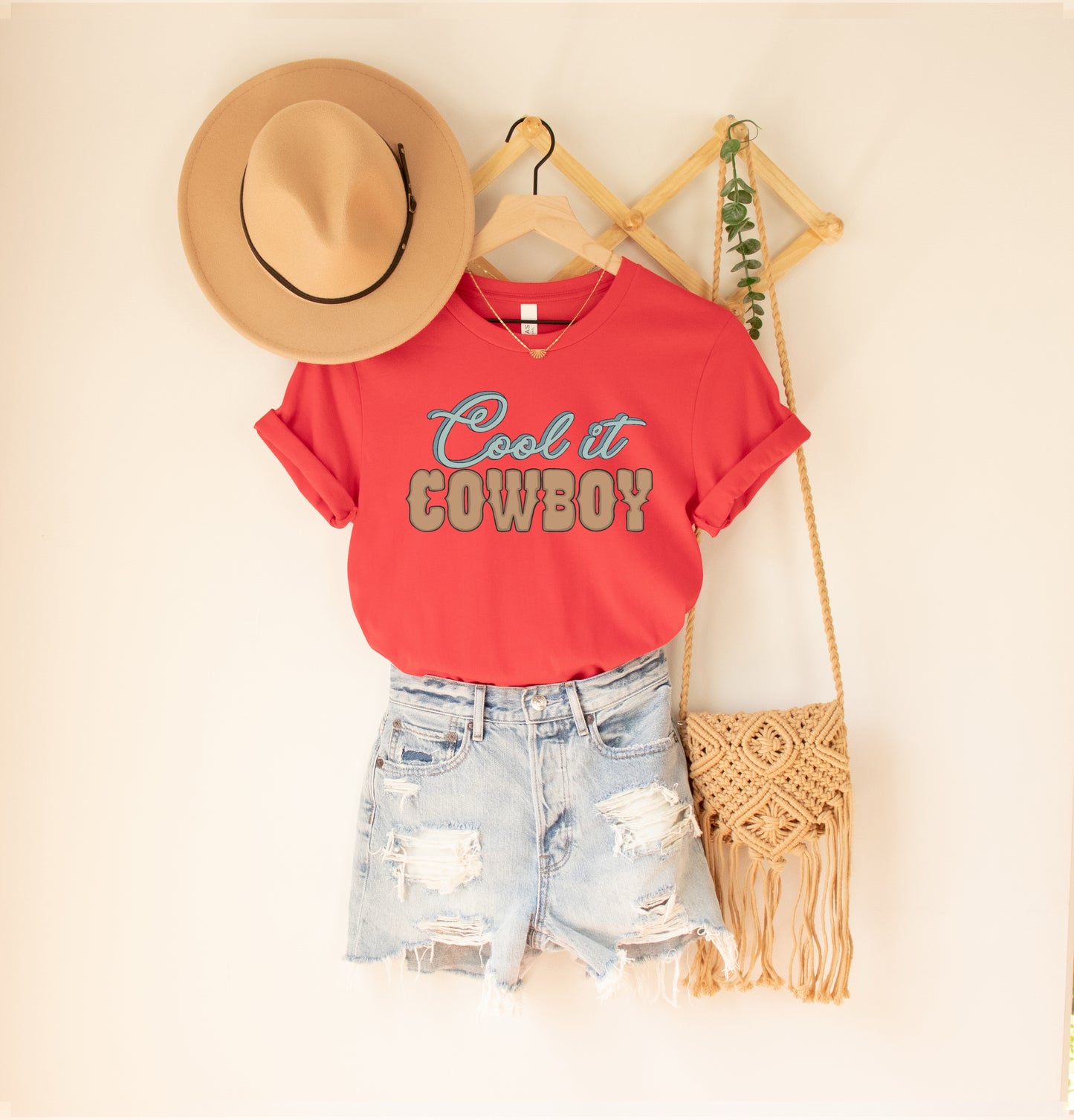 Cool it, Cowboy Tee- Mini Em Apparel