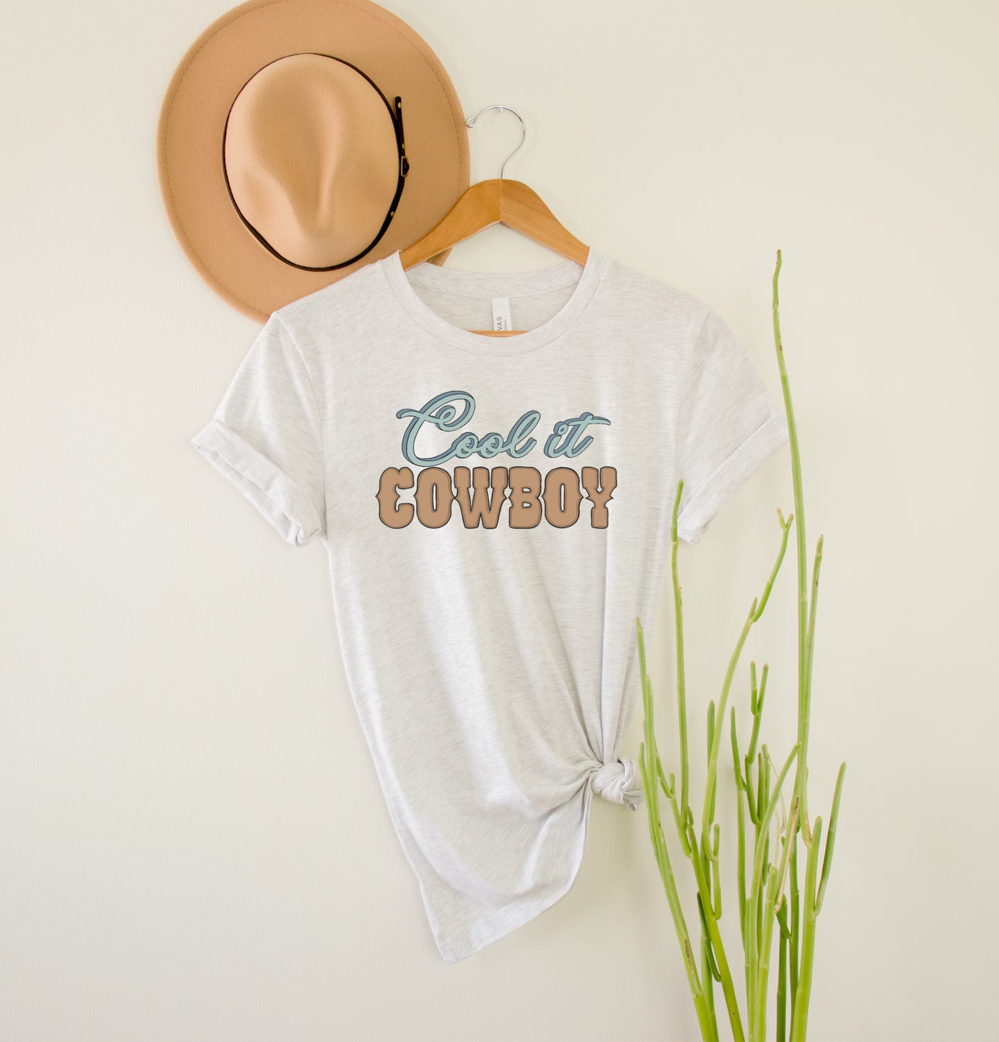 Cool it, Cowboy Tee- Mini Em Apparel