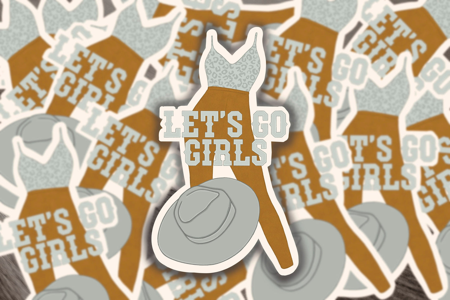 Let’s Go Girls Sticker
