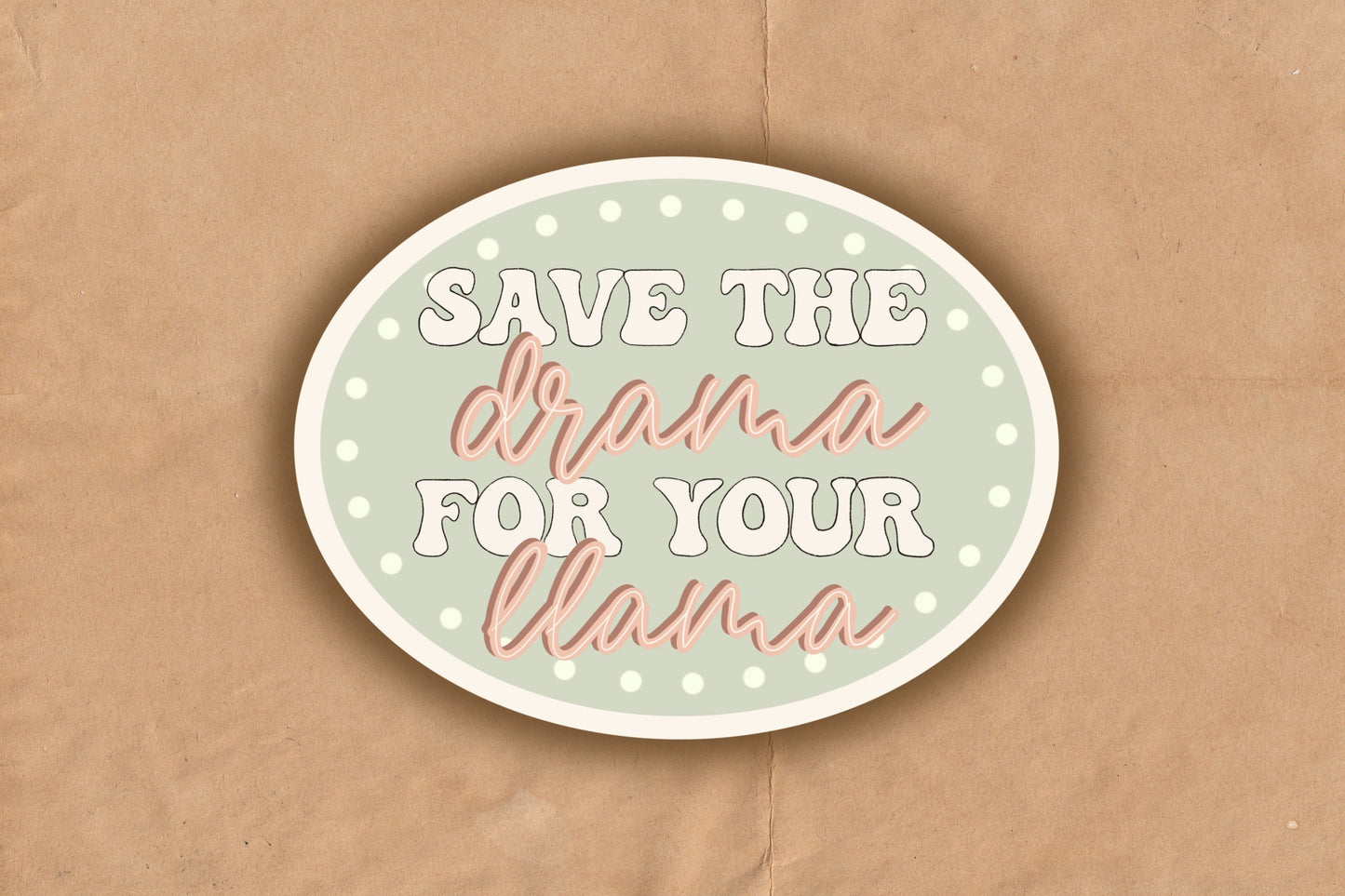 Boho Llama & Quote Sticker Pack