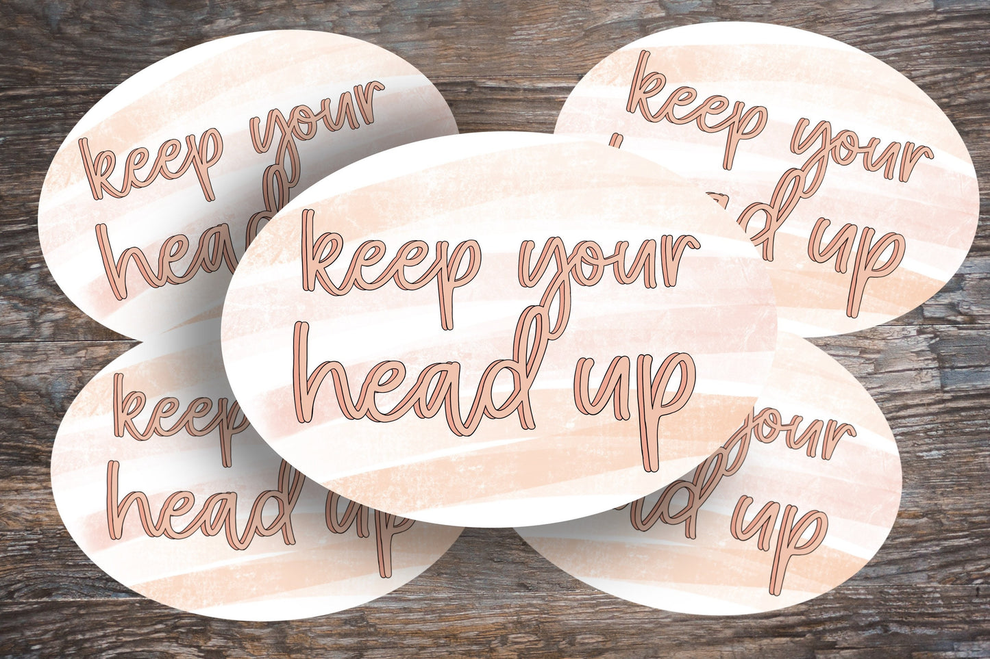 Keep your head up Sticker
