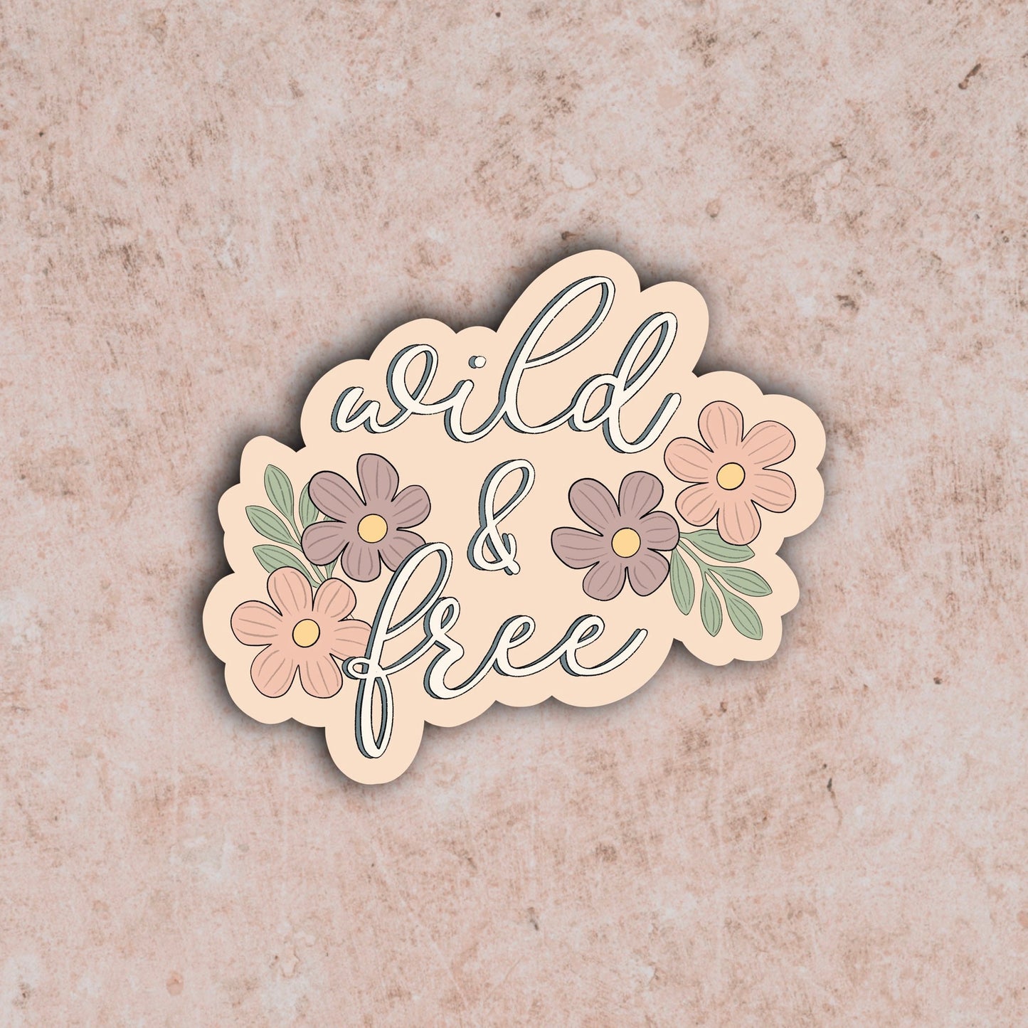Wild & Free Sticker