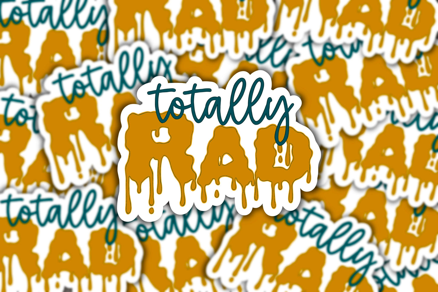 Totally Rad Sticker