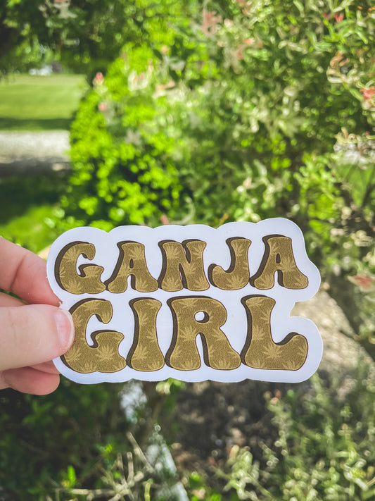 Ganja Girl Sticker