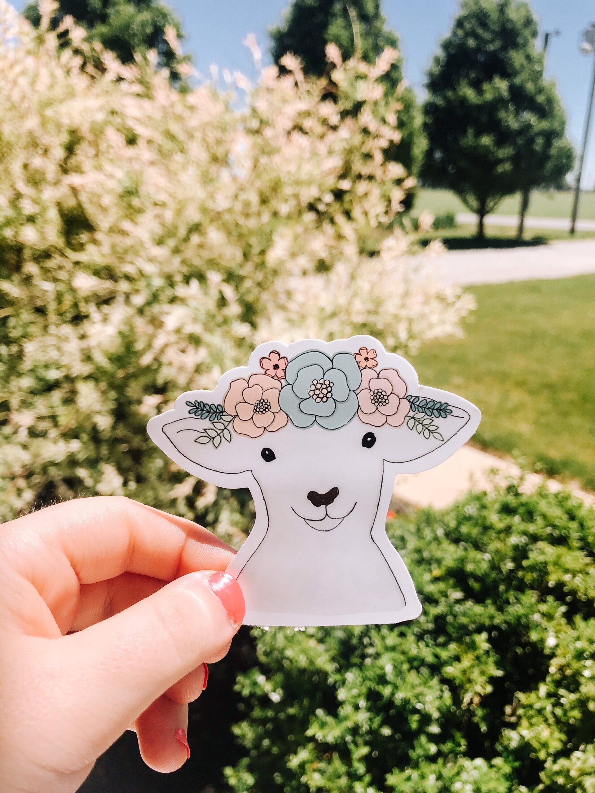 Lamb Sticker