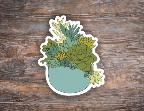 Succulent Sticker