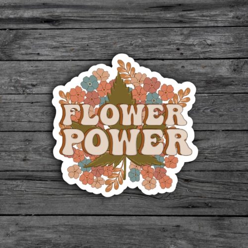 Flower Power Sticker