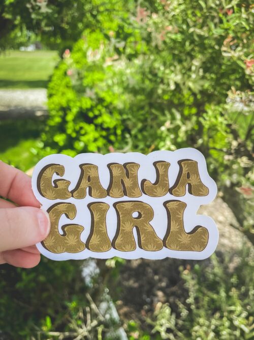 Ganja Girl Sticker