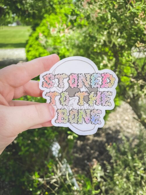 Stoned to the Bone Sticker