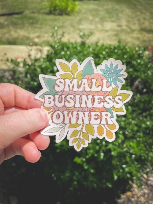 Small Business Owner Sticker