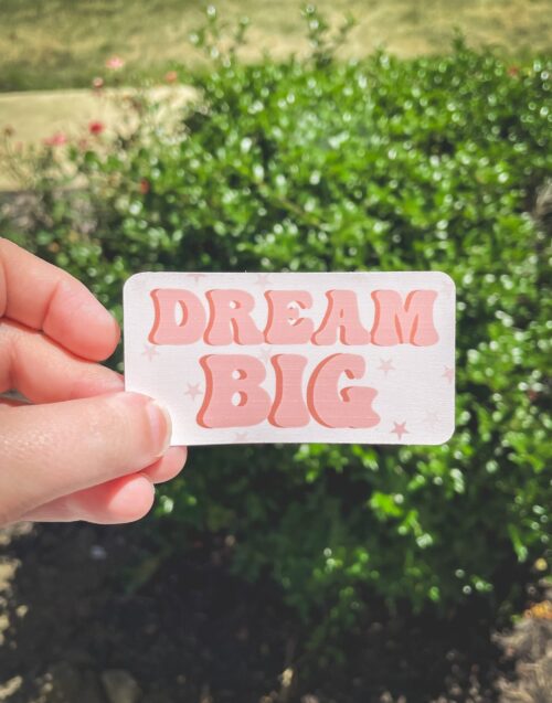 Dream Big Sticker